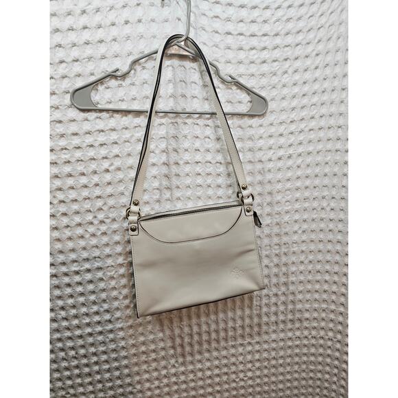 Patricia Nash Renata Leather Shoulder Bag-Lattem duster bag included - Picture 1 of 8